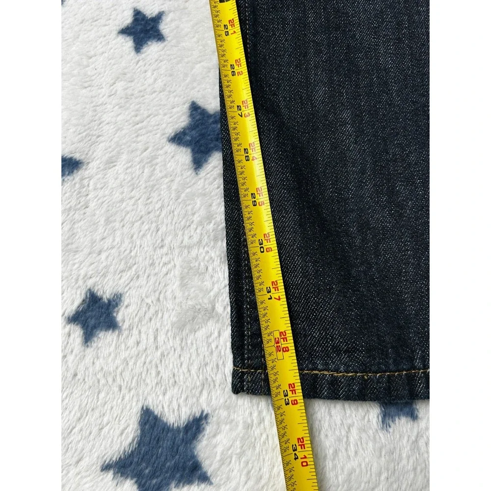 Levi's 514 Jeans Mens 35x34 Dark Wash Straight Fit Denim Pants Blue Classic